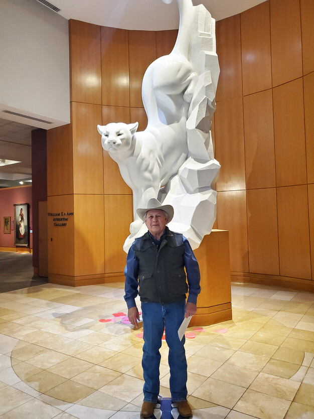 Stewart Meyer at the National Cowboy and Western Heritage museum